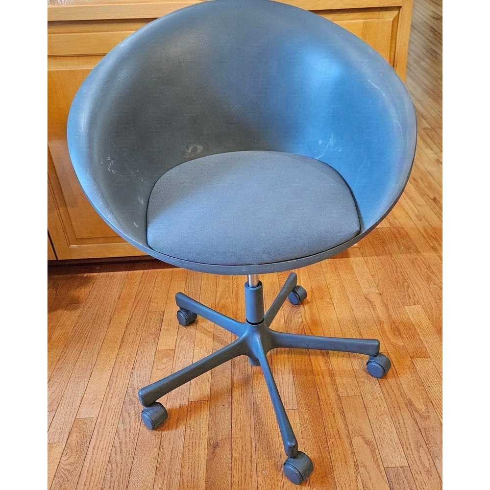 Philippe Starck Vitra Hula Hoop Chair Gray Swivel VTG Modern Office Studio Rare
